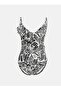 LCW DREAM V-Neck Patterned Women's Swimsuit