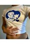 White Betty Boop Dog Crop