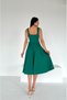 Trend Esinty Women's Thick Strap Scuba Fabric Flared Dress (Colorful) - 5