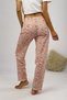 Women's Pajama Bottoms with Ribbon Salmon White Brown - 7