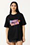 - Women's 100% Cotton Oversized t-shirt with "Good Vibes" Printed , 30/1 Fabric
