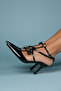 GRADO Black Patent Leather Women's Heeled Shoes - 4
