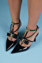 GRADO Black Patent Leather Women's Heeled Shoes - 3