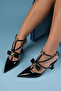 GRADO Black Patent Leather Women's Heeled Shoes - 5