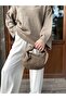 Women's Mink Mini Knotted Hand Bag - 2