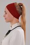 Women's Hijab Seamless Silicone Non-Slip Bandana Sports Bonnet Claret Red - 3