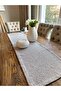Bohemian Knit Beige Runner Stain Resistant Care Free Runner - 7