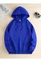 Unisex Escaping Reality Printed Oversized Winter 3-Thread 100% Cotton Hooded Sweatshirt Hoodie - 2