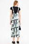Women's Mint Patterned Gardener Overalls Arm-24Y001106 - 4