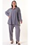 LARGE SIZE CUSTOM AEROBIN FABRIC OVERSIZE SHIRT - 4