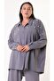 LARGE SIZE CUSTOM AEROBIN FABRIC OVERSIZE SHIRT - 2