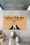 Decorative Digital Printing - Welcome Poodle Doge Door Mat - Indoor and Outdoor Door Mat