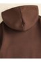 Unisex New York Hustle Printed Oversized Winter 3 Thread 100% Cotton K Hooded Sweatshirt Hoodie - 2
