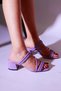 Lilac Piping Daily Use Women's Slippers