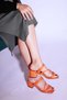 Orange Piping Daily Use Women's Slippers - 4