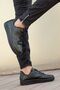 Unisex Black Sneakers Shoes - 4