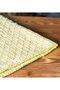 Feel Calm Organic 3D Special Woven 2-Layer Muslin Baby Multi-Purpose Cover/Pique/Blanket 115X115Cm/Yellow - 2