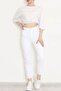 Penolope Women's Women's Gasket Mom Jeans Pants Jean White - 4