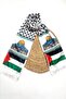 Quality Palestinian Flag Scarfs Shawl Foulard one size AFL2363 - 2