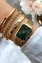 3 Pieces Original Steel Women's Watch and Bracelet - Gift