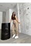 Women's Beige Stoppered Parachute Trousers - 7