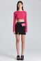 2418 Fuchsia Crew Neck Crop - 5