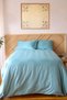 Youth and Children Series Single 120x200 Striped Satin Duvet Cover Set with Elastic Sheets All Colors