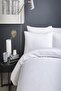 Double Striped Satin Hotel Duvet Cover Set Duvet Cover + 2 Pillowcases (No Sheets) With Bag
