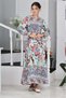 Girl's Cotton Viscose Long Hijab Dress - 2