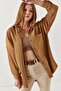 Women's Mink Pocket Oversize Velvet Long Basic Shirt ARM-22Y001193 - 3