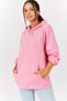 Women's Dust Pink Hooded Sweatshirt with Pocket ARM-21K024027 - 2