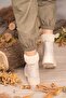 FLR01 FURRY LACED BOOTS WITH ZIPPER AND WARM LINING - 2