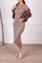 Women's Beige Long Camisole Dress ARM-24K001028