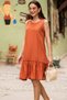 Women's Tile Sleeveless Skirt Ruffle Dress ARM-18Y001156 - 2