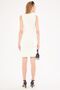 Ecru Round Neck Bow Knitwear Women's Dress - ARM-24Y134015 - 5