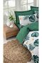 غطاء وسادة مكون من قطعتين من Green Monstera - 3