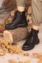 FLR04 POCKET BUCKLE SIDE ZIPPER THICK SOLE POSTAL BOOTS
