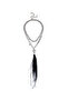 Metal Feather Necklace - 2