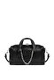 Leather Look Bag with Chain Accessories - 2