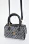 Women's Black Shoulder Bag 05Po24Y1847 - 5