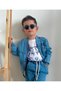New-Unisex (12-36 Months) Blue Children's Sunglasses with Polarized and Uv Protection