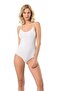 4 Pieces Women's White Color Rope Strap Snap Badi - 3