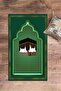 Digital Printed Kaaba Motif Washable Motif 70X130 Prayer Rug - 3