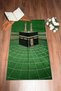 Digital Printed Washable Kaaba Motif Stylish Design Prayer Rug Prayer Mat 70X130 - 9