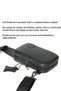 Newish Polo Genuine Leather Crossbody Shoulder Bag with Headphone Jack and Phone Compartment - 4