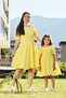 Eylul Elif Boutique Yellow Pitikare Mother Daughter Dress Combinations (Mother - Child Sold Separately) - 3