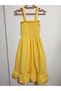 Women's Strappy Elastic Skirt Frilly Knee Dress - 2