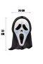 White Halloween Scream Mask - 2