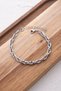 Steel Spiral Twist Bracelet Non-Tarnish 18Cm+5Cm