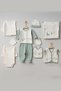 Starry Rabbit Gaye Baby 100% Cotton 10 Piece Hospital Discharge Bodysuit Set